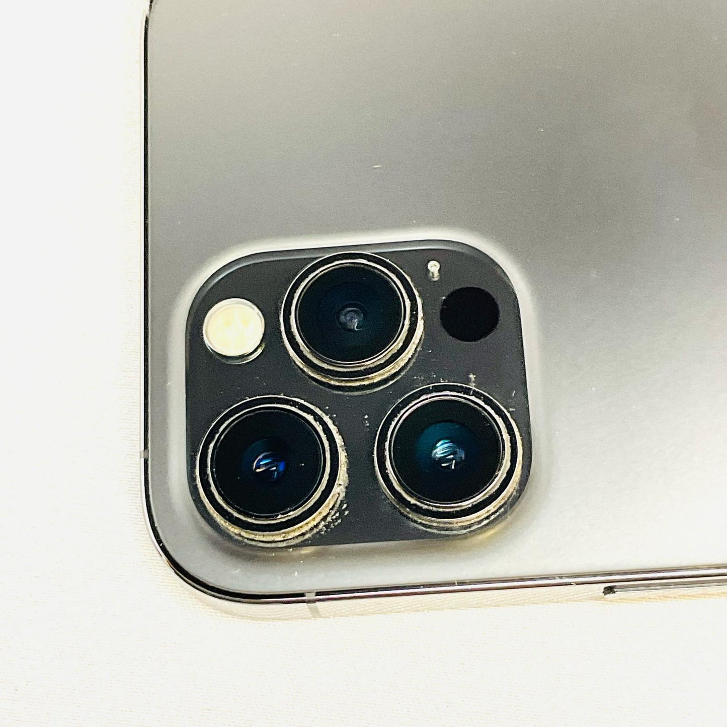 【全額返金保証】【最速発送】Apple iPhone iPhone 12 Pro Max 256GB グラファイト Softbank SIMフリー 動作確認済 74%