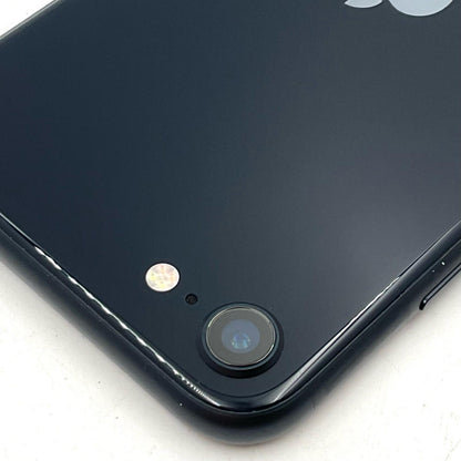 【全額返金保証】【最速発送】Apple iPhone iPhone SE（第3世代） 128GB ミッドナイト docomo SIMフリー 白ロム 動作確認済 76%
