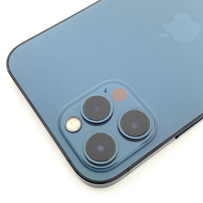 【最速発送】Apple iPhone iPhone 12 Pro 128GB パシフィックブルー au 白ロム【難有】 87%