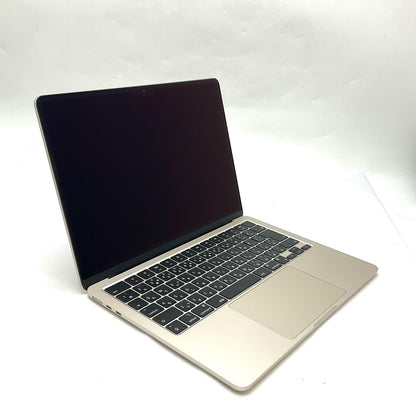 【全額返金保証】【最速発送】Apple MacBook Air 13インチ 2022 Apple M2 16GB 512GB スターライト 100% 美品 動作確認済