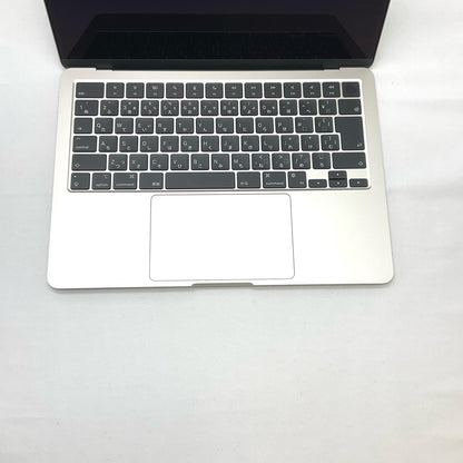 【全額返金保証】【最速発送】Apple MacBook Air 13インチ 2022 Apple M2 16GB 512GB スターライト 100% 美品 動作確認済