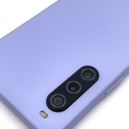 【全額返金保証】【最速発送】Sony Xperia 10 V 128GB ラベンダー SIMフリー A302SO 白ロム 美品 動作確認済