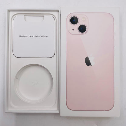 【全額返金保証】【最速発送】Apple iPhone iPhone 13 128GB ピンク au SIMフリー 動作確認済 100%