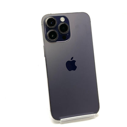 【全額返金保証】【最速発送】Apple iPhone iPhone 14 Pro Max 128GB パープル SIMフリー 白ロム 動作確認済 85%
