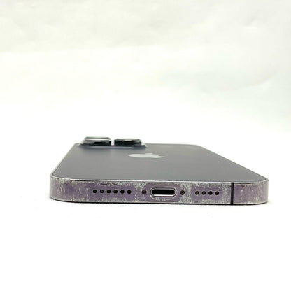 【全額返金保証】【最速発送】Apple iPhone iPhone 14 Pro Max 128GB パープル SIMフリー 白ロム 動作確認済 85%