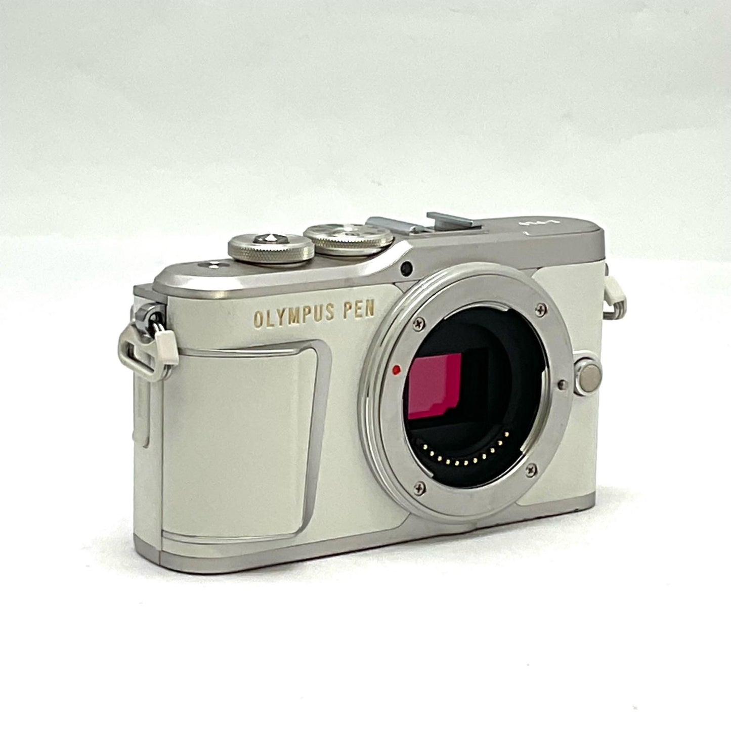 【全額返金保証】【最速発送】OLYMPUS デジタル一眼 PEN E-PL9 ボディ ホワイト 美品 動作確認済