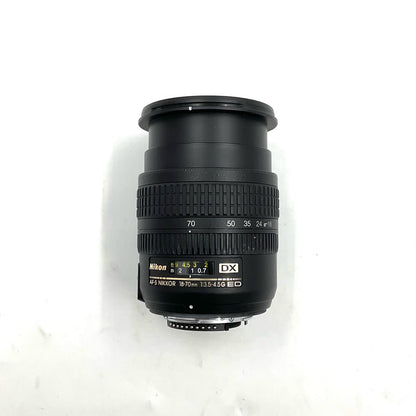 【全額返金保証】【最速発送】Nikon AF-S DX ED 18-70mm F3.5-4.5 G ED 美品 動作確認済