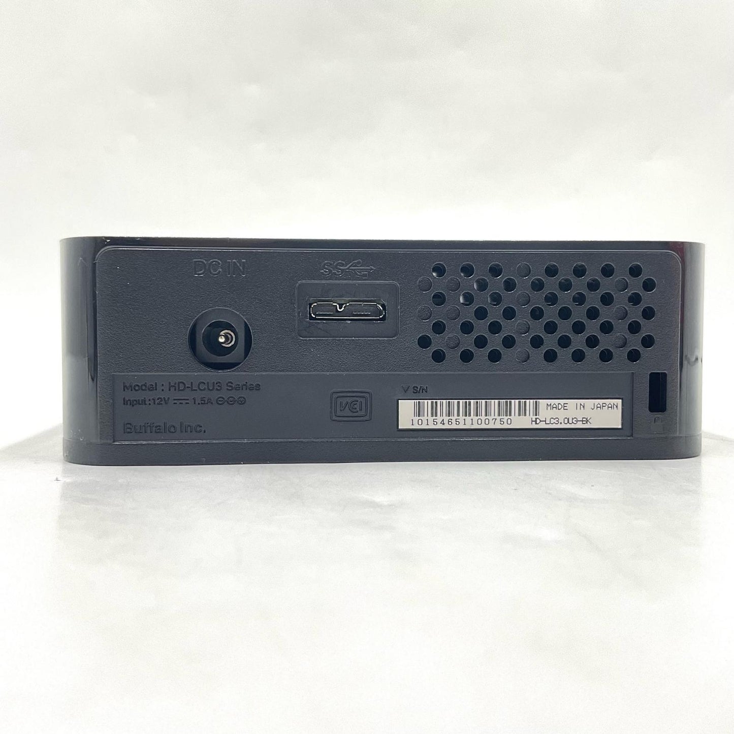 【全額返金保証】【最速発送】BUFFALO HD-LC3.0U3-BK 美品 動作確認済