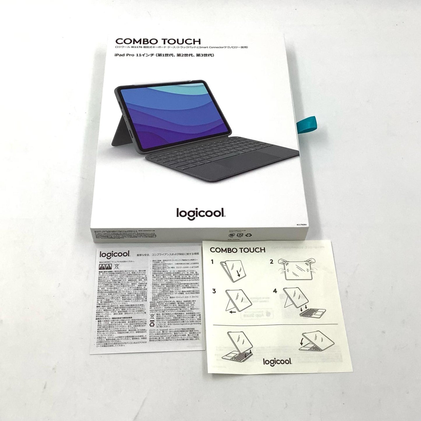 【全額返金保証】【最速発送】Logicool COMBO TOUCH iPad Pro 11インチ（第1世代、第2世代、第3世代） iK1176 超美品 動作確認済