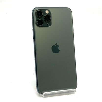 【全額返金保証】【最速発送】Apple iPhone iPhone 11 Pro 64GB グリーン au SIMフリー 白ロム 動作確認済 85%