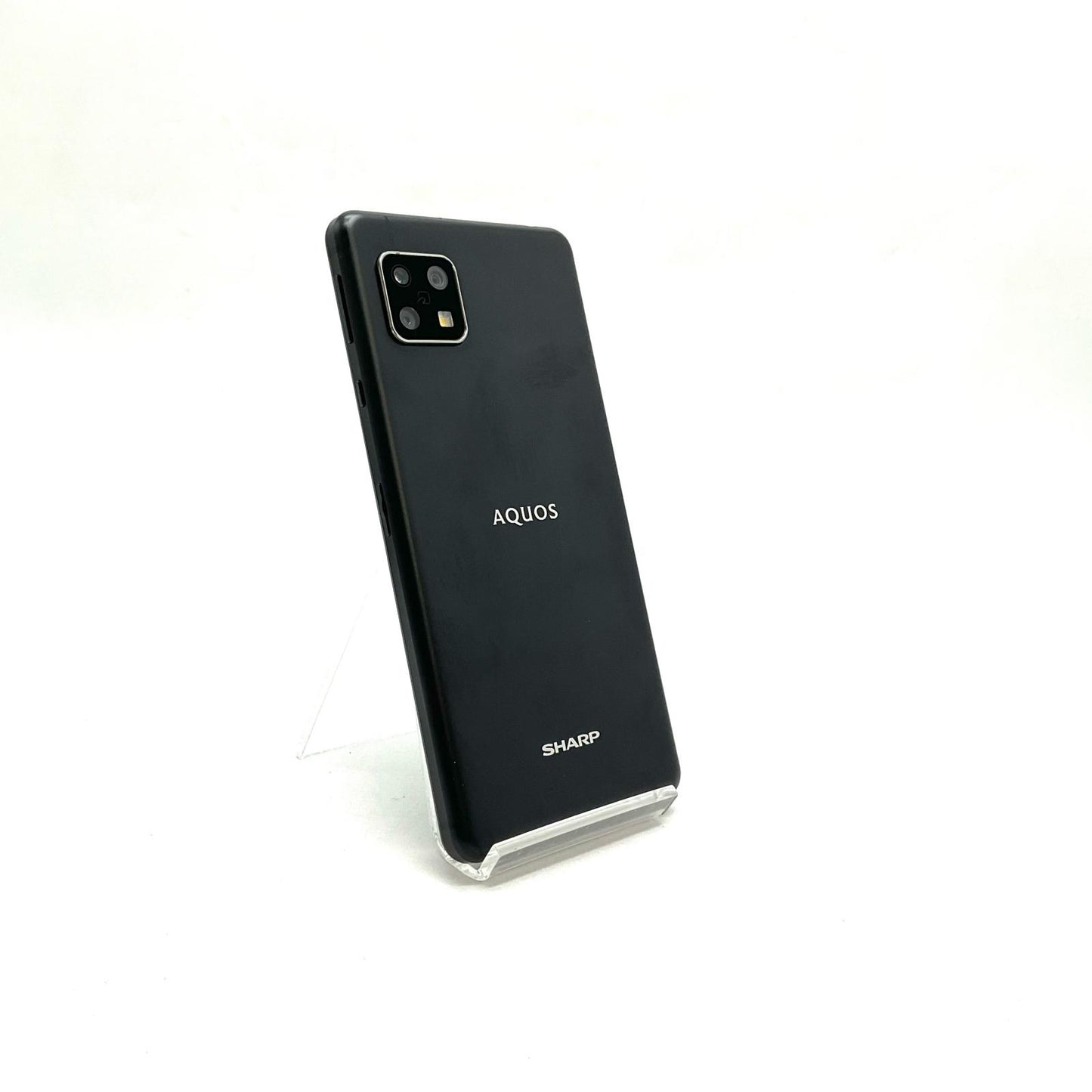 【全額返金保証】【最速発送】SHARP AQUOS sense4 64GB ブラック SIMフリー SH-M15 白ロム 美品 動作確認済