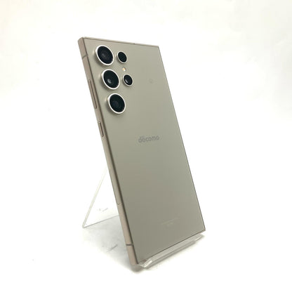 【全額返金保証】【最速発送】 Galaxy S24 Ultra 256GB チタニウムゴールド docomo SIMフリー SC-52E 白ロム 動作確認済