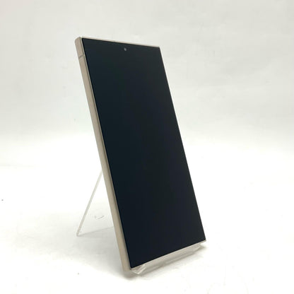 【全額返金保証】【最速発送】 Galaxy S24 Ultra 256GB チタニウムゴールド docomo SIMフリー SC-52E 白ロム 動作確認済