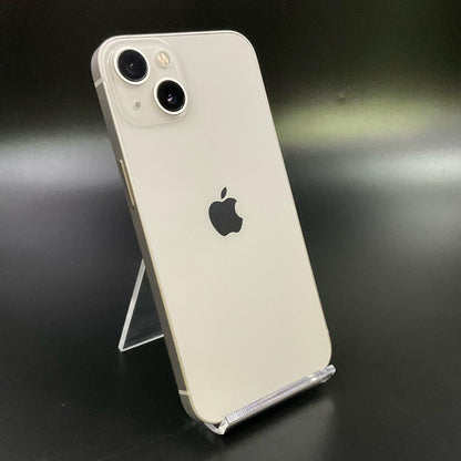 【全額返金保証】【最速発送】Apple iPhone iPhone 13 128GB スターライト SIMフリー 白ロム 動作確認済 87%