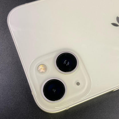 【全額返金保証】【最速発送】Apple iPhone iPhone 13 128GB スターライト SIMフリー 白ロム 動作確認済 80%