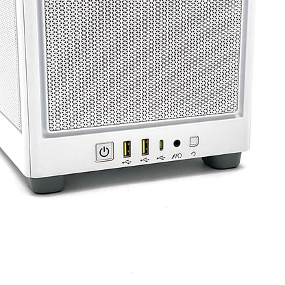 【全額返金保証】【最速発送】Corsair ケース Mini-ITX pcケース iCUE 2000D RGB Airflow 美品 動作確認済