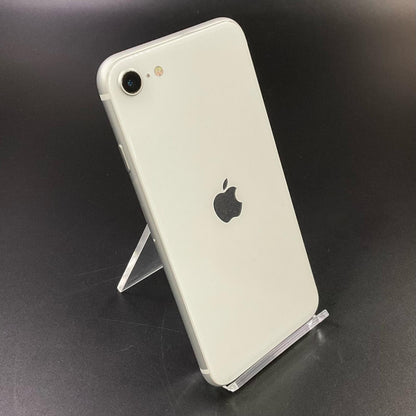 【全額返金保証】【最速発送】Apple iPhone iPhone SE（第2世代） 128GB ホワイト au SIMフリー 白ロム 美品 動作確認済 72%