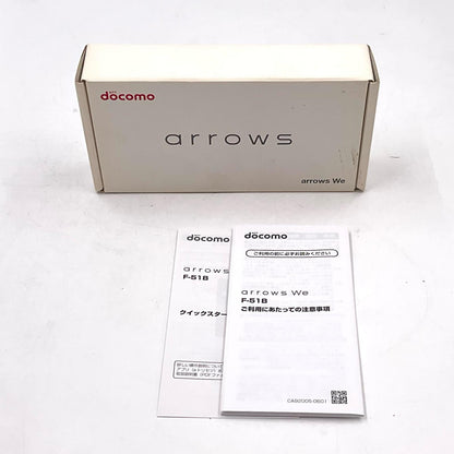 【全額返金保証】【最速発送】富士通 arrows We 64GB パープル docomo SIMフリー F-51B 白ロム 美品 動作確認済