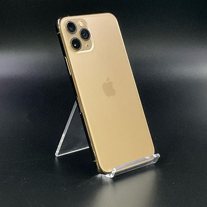 【全額返金保証】【最速発送】Apple iPhone iPhone 11 Pro 256GB ゴールド docomo SIMフリー 白ロム 動作確認済 74%