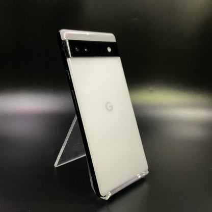 【全額返金保証】【最速発送】Google Pixel 6a 128GB チョーク au SIMフリー Pixel 6a 白ロム 動作確認済