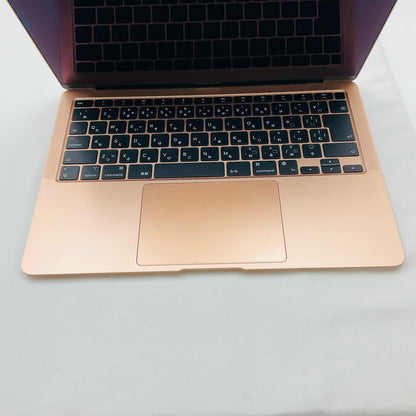 【全額返金保証】【最速発送】Apple MacBook Air 13インチ 2020 Apple M1 8GB 256GB ゴールド 92% 美品 動作確認済