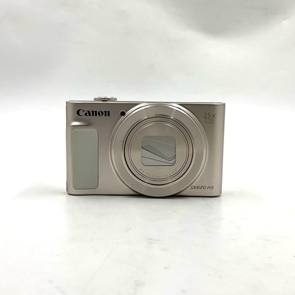 【全額返金保証】【最速発送】Canon コンパクトデジタルカメラ PowerShot SX620 HS [ホワイト] 美品 動作確認済