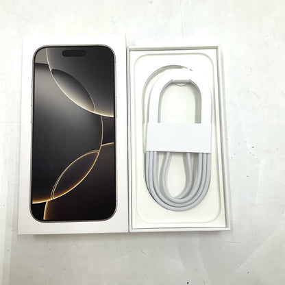【全額返金保証】【最速発送】Apple iPhone iPhone 16 Pro 256GB ナチュラルチタニウム SIMフリー 白ロム 動作確認済 89%