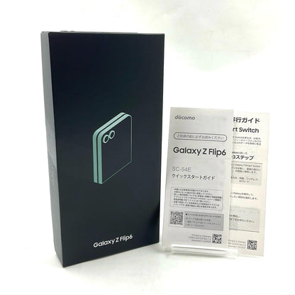 【全額返金保証】【最速発送】SAMSUNG Galaxy Z Flip6 256GB Mint(GR) docomo SIMフリー SC-54E 白ロム 動作確認済