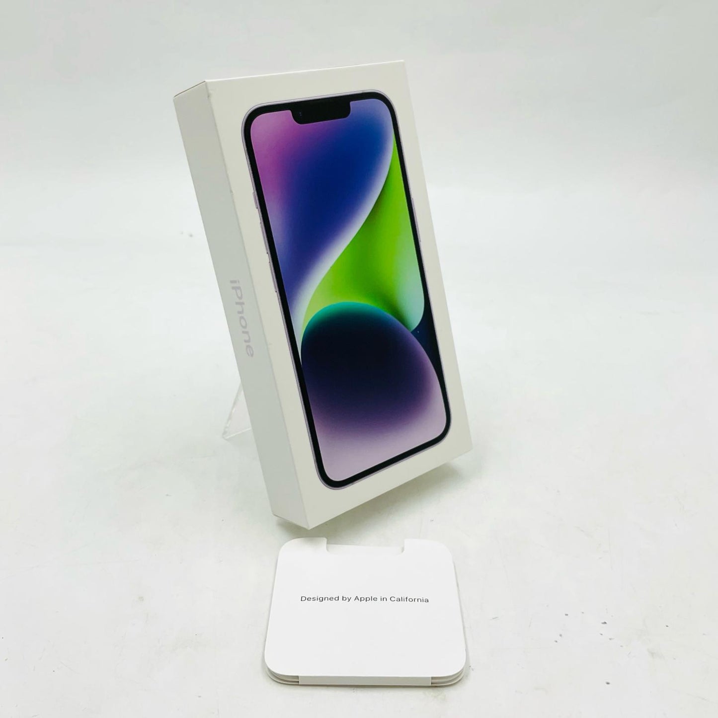 【全額返金保証】【最速発送】Apple iPhone iPhone 14 128GB パープル docomo SIMフリー 白ロム 動作確認済 85%