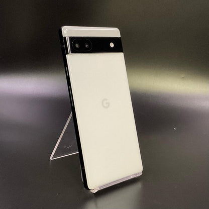 【全額返金保証】【最速発送】Google Pixel 6a 128GB ホワイト Softbank SIMフリー 白ロム 動作確認済