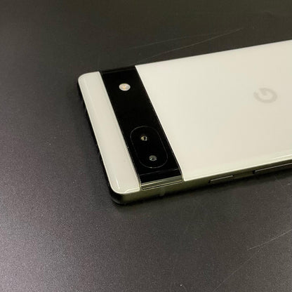 【全額返金保証】【最速発送】Google Pixel 6a 128GB ホワイト Softbank SIMフリー 白ロム 動作確認済