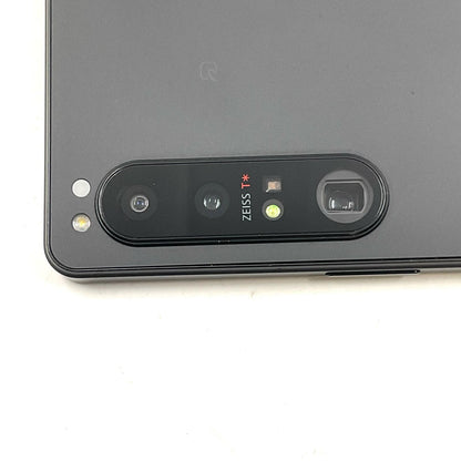 【全額返金保証】【最速発送】Sony Xperia 1 IV 256GB ブラック au SIMフリー SOG06 白ロム 美品 動作確認済
