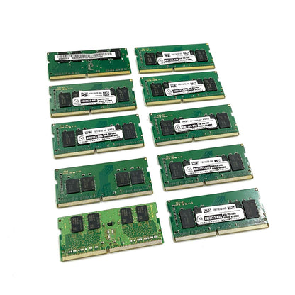 【全額返金保証】【最速発送】各種メーカー メモリ S.O.DIMM ノートPC DDR4-2133 PC4-17000 4GB 10枚セット 美品 動作確認済