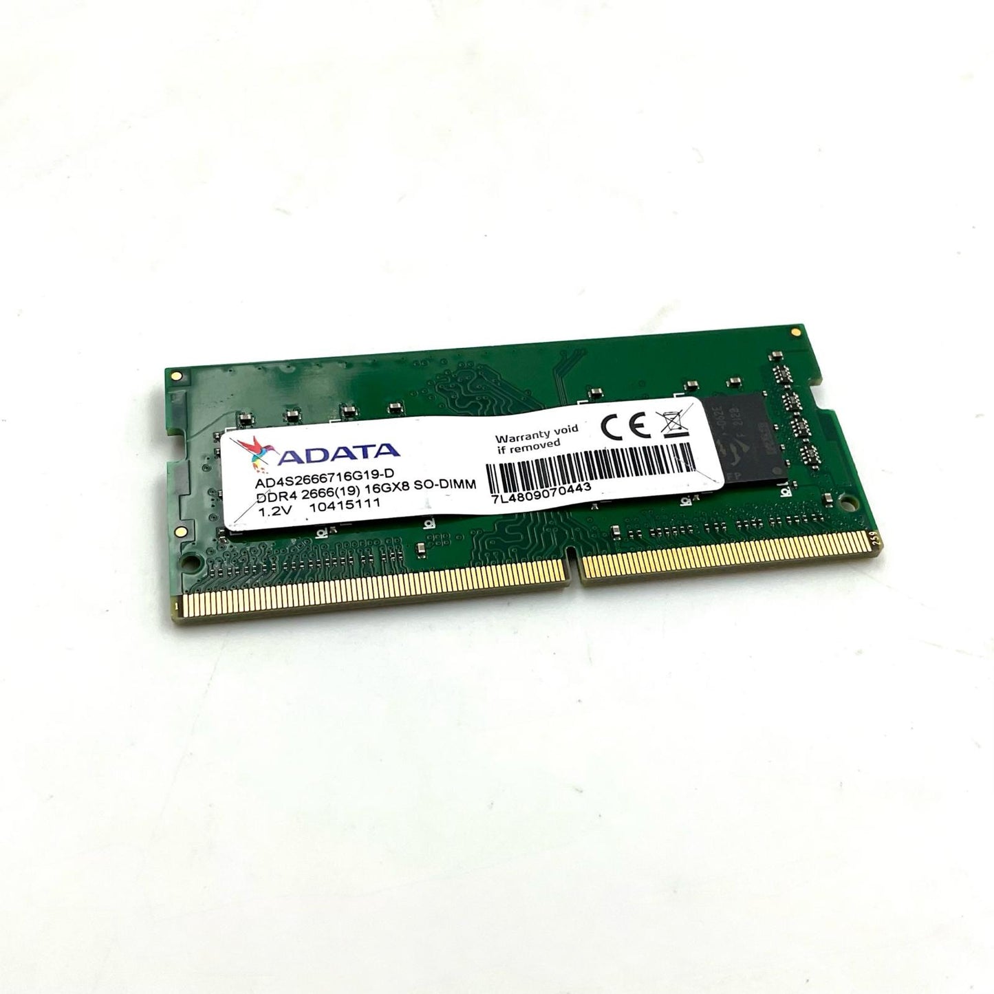 【全額返金保証】【最速発送】各種メーカー メモリ S.O.DIMM ノートPC DDR4-2666 PC4-21300 16GB 美品 動作確認済
