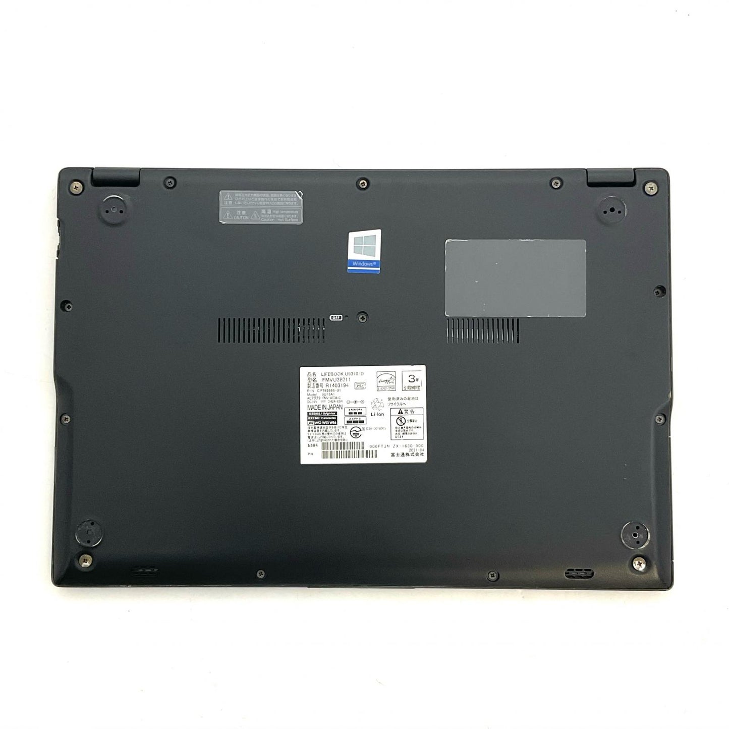 【全額返金保証】【最速発送】FUJITSU LIFEBOOK U9310/D FMVU28011 Core i7-10610U 1.80GHz 16GB SSD 256GB 美品 動作確認済