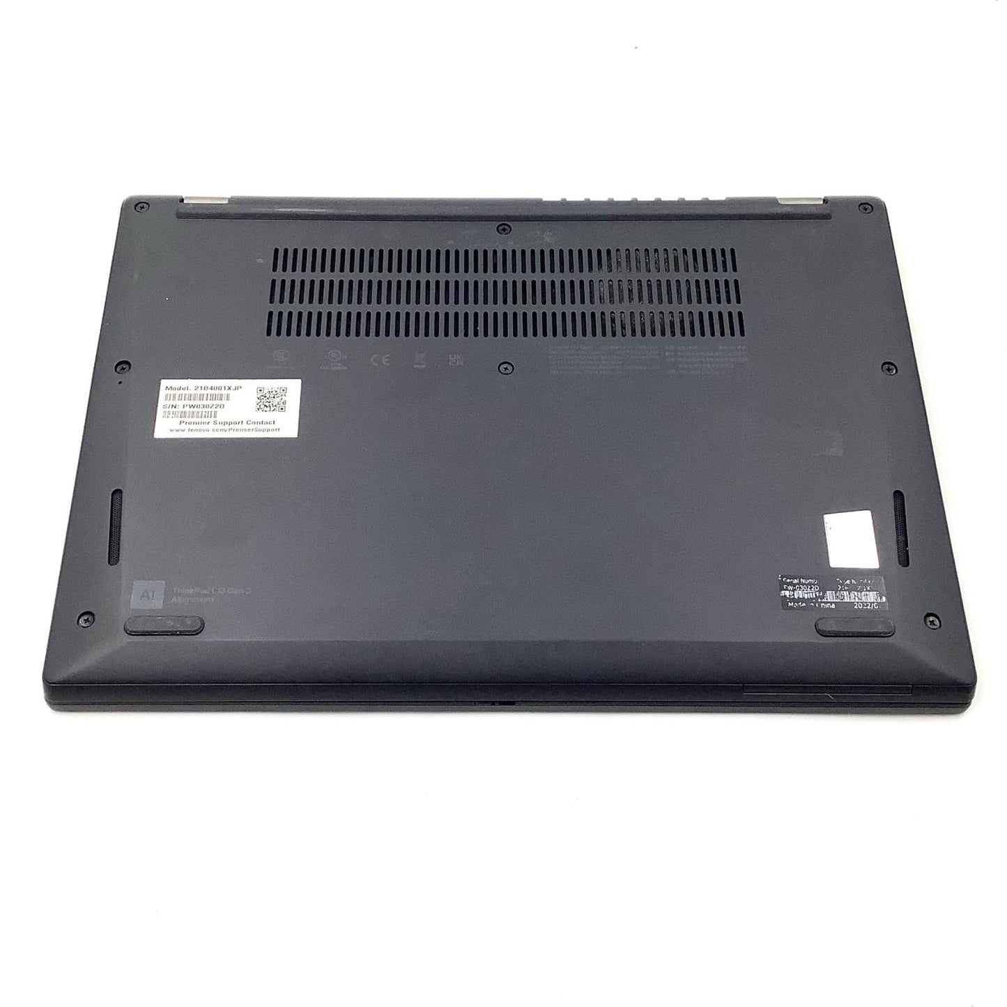 【最速発送】lenovo ThinkPad L13 Gen 3 21B4001XJP 12th Gen Core i5-1235U 16GB SSD 256GB【難有】