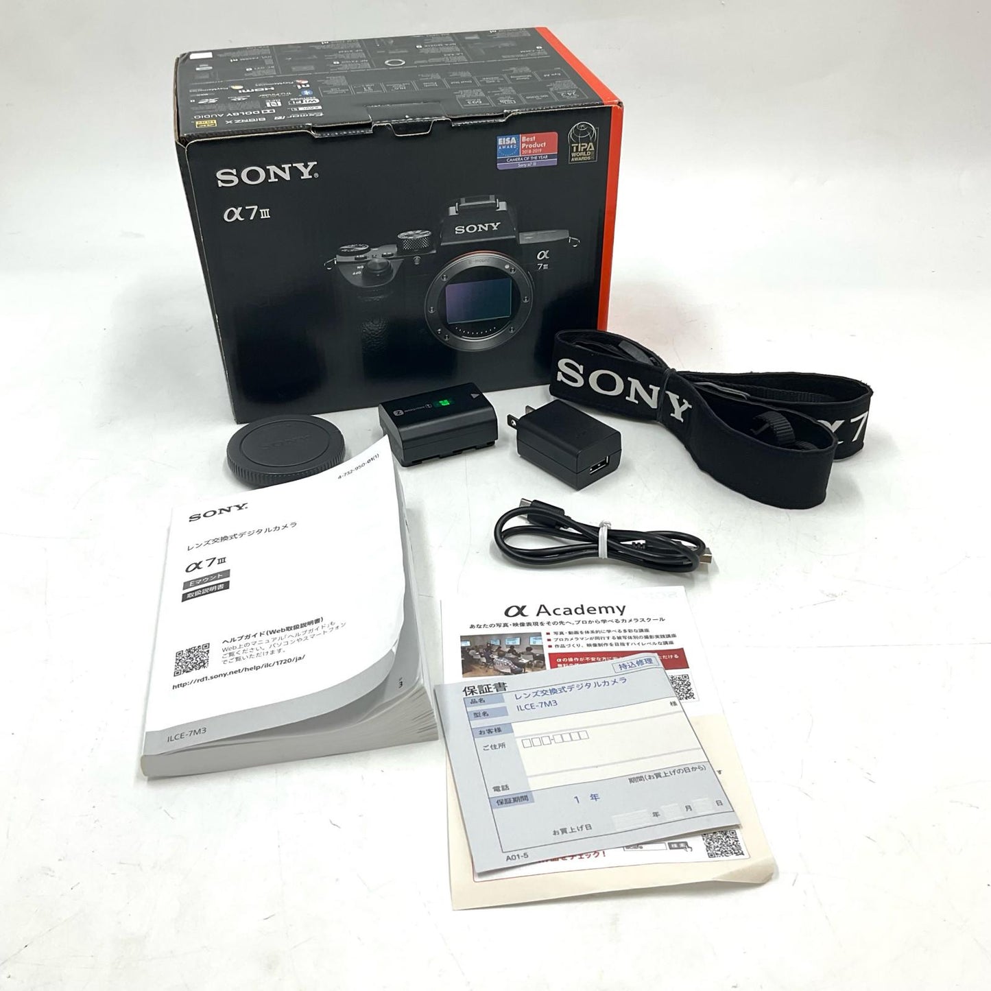 【全額返金保証】【最速発送】Sony デジタル一眼 α7 III ILCE-7M3 ボディ ブラック 美品 動作確認済