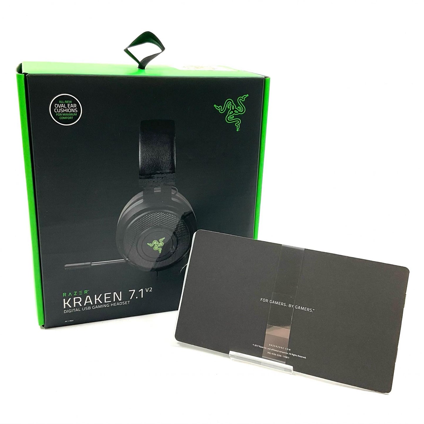 【全額返金保証】【最速発送】Razer Razer Kraken 7.1 V2 Oval RZ04-02060200-R3M1 動作確認済