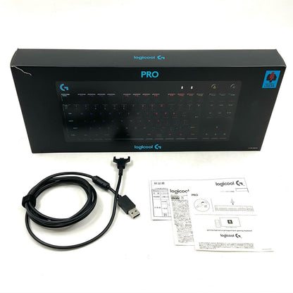 【全額返金保証】【最速発送】Logicool PRO Gaming Keyboard G-PKB-002LNd 動作確認済