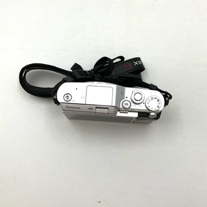 【全額返金保証】【最速発送】Panasonic デジタル一眼 LUMIX DC-GF9W ダブルレンズキット シルバー 美品 動作確認済