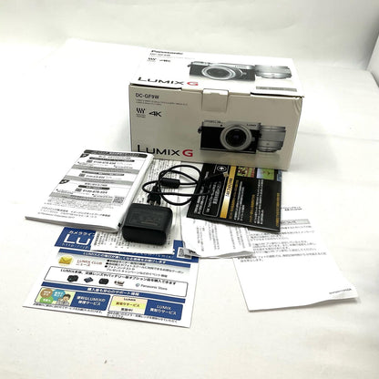 【全額返金保証】【最速発送】Panasonic デジタル一眼 LUMIX DC-GF9W ダブルレンズキット シルバー 美品 動作確認済