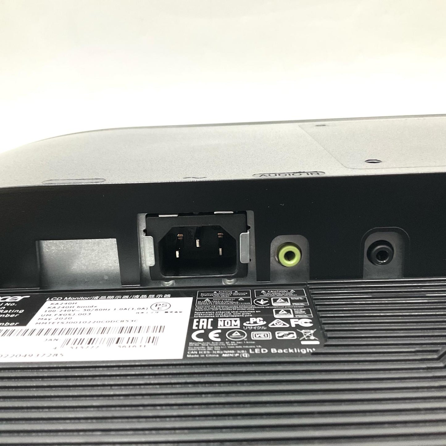 【全額返金保証】【最速発送】Acer KA240Hbmidx 24インチ 動作確認済