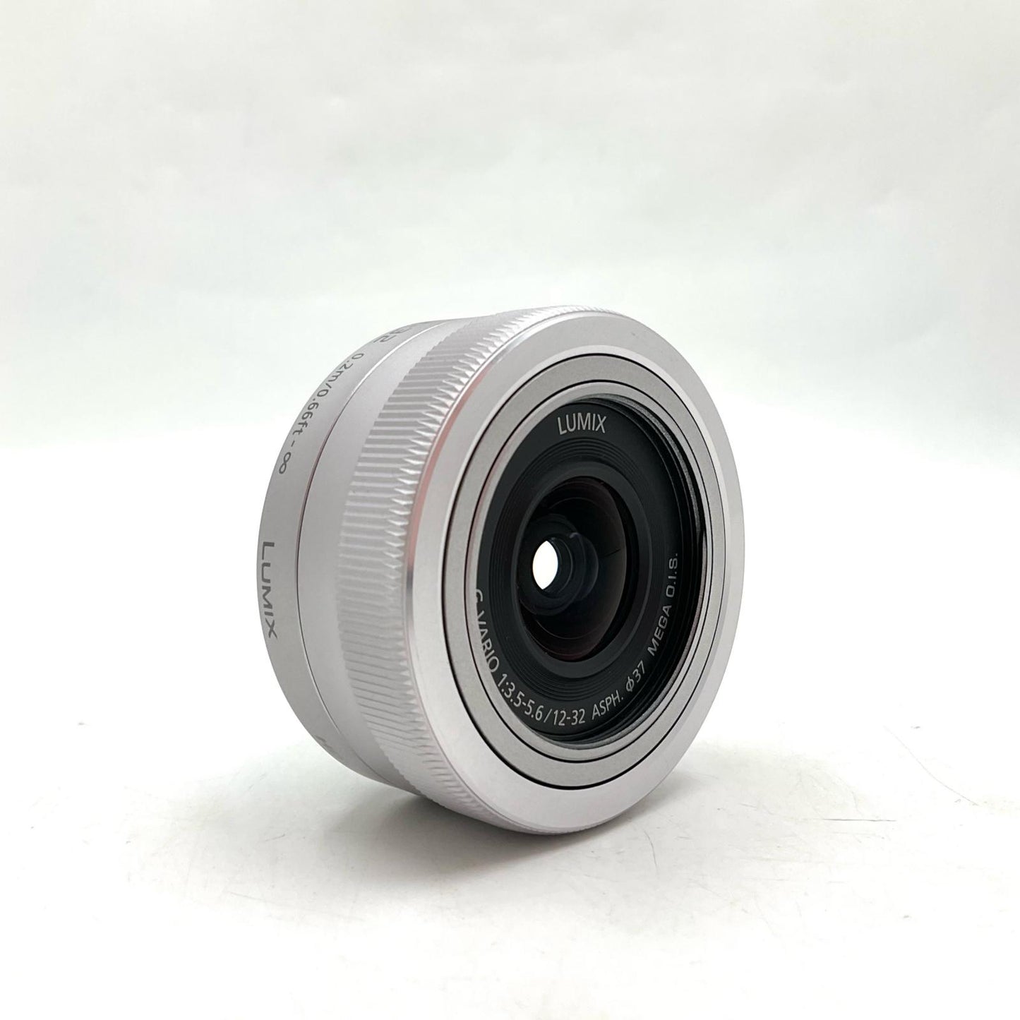 【全額返金保証】【最速発送】Panasonic LUMIX G VARIO 12-32mm/F3.5-5.6 ASPH./MEGA O.I.S. H-FS12032 シルバー 美品 動作確認済