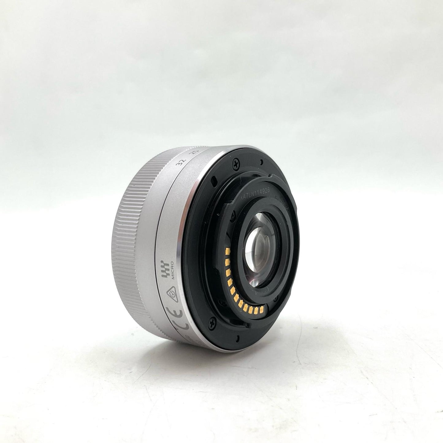 【全額返金保証】【最速発送】Panasonic LUMIX G VARIO 12-32mm/F3.5-5.6 ASPH./MEGA O.I.S. H-FS12032 シルバー 美品 動作確認済