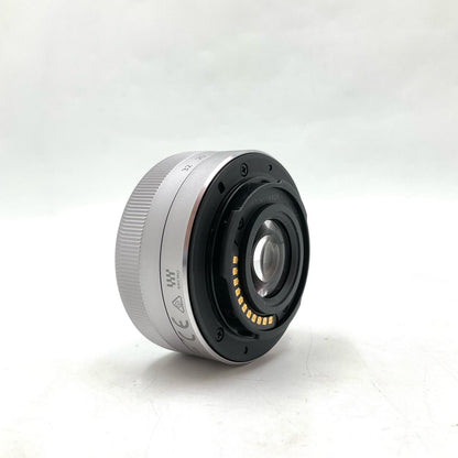 【全額返金保証】【最速発送】Panasonic LUMIX G VARIO 12-32mm/F3.5-5.6 ASPH./MEGA O.I.S. H-FS12032 シルバー 美品 動作確認済