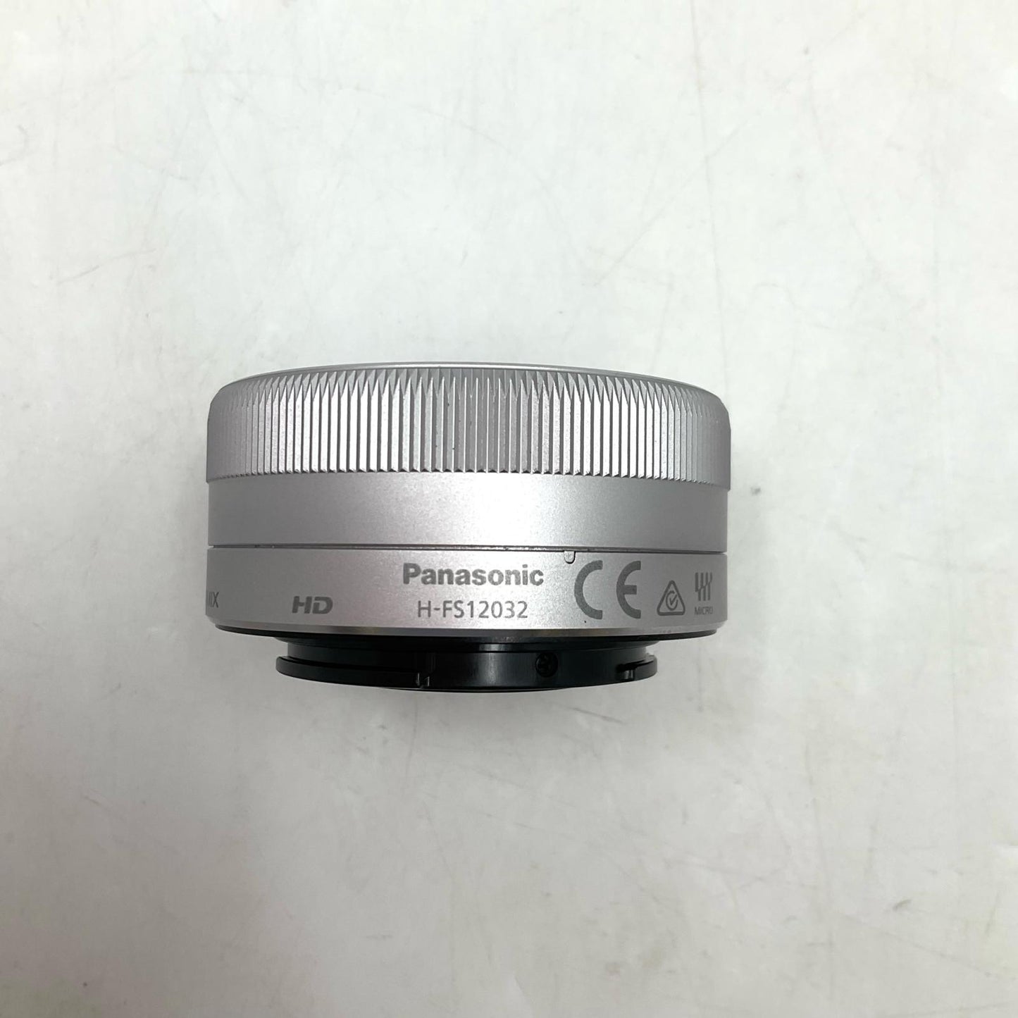 【全額返金保証】【最速発送】Panasonic LUMIX G VARIO 12-32mm/F3.5-5.6 ASPH./MEGA O.I.S. H-FS12032 シルバー 美品 動作確認済