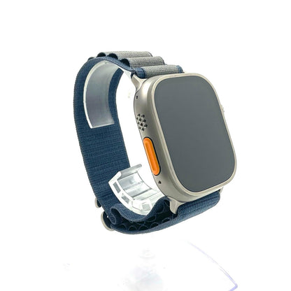 【全額返金保証】【最速発送】Apple Watch Ultra 第2世代 チタニウム 49mm GPS+Cellular 白ロム 96% 美品 動作確認済
