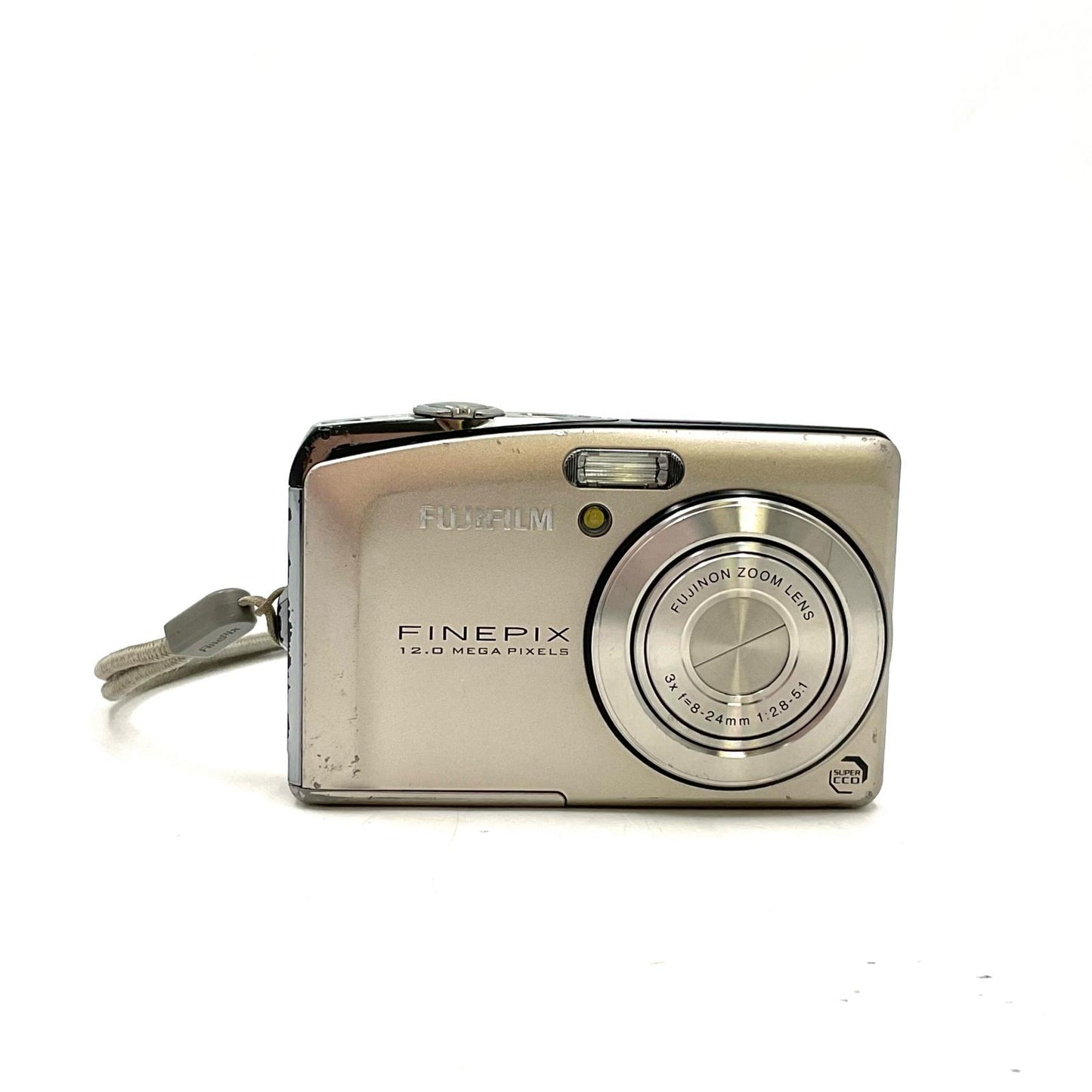 【全額返金保証】【最速発送】FUJIFILM コンパクトデジタルカメラ FinePix F50fd シルバー 動作確認済