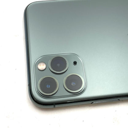【全額返金保証】【最速発送】Apple iPhone iPhone 11 Pro Max 256GB ミッドナイトグリーン au 白ロム 動作確認済 76%