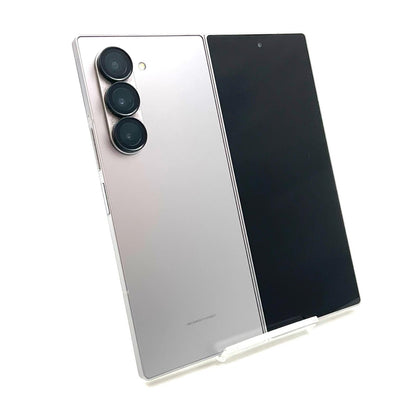 【全額返金保証】【最速発送】SAMSUNG Galaxy Z Fold6 256GB Silver Shadow SIMフリー SM-F956Q 白ロム 美品 動作確認済